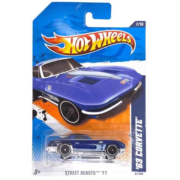 Hot Wheels - '63 Corvette - 2011 - Top CollectiblesDiecastHot Wheels