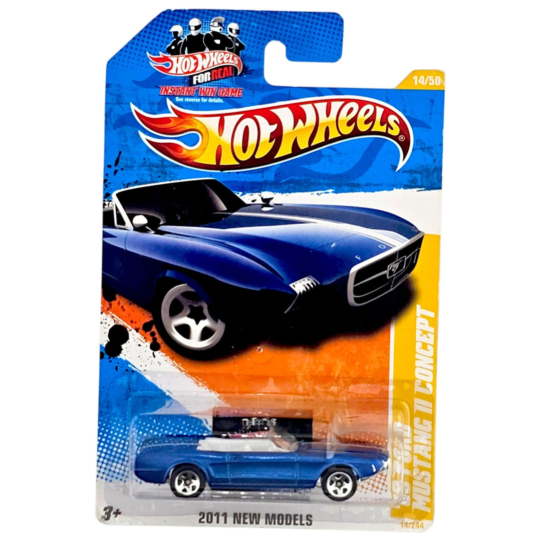 Hot Wheels - '63 Ford Mustang II Concept - 2011 *Card Variation* - Top CollectiblesDiecastHot Wheels