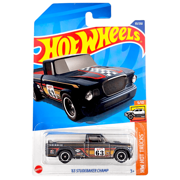 Hot Wheels - '63 Studebaker Champ - 2022 *Super Treasure Hunt* - Top CollectiblesDiecastHot Wheels