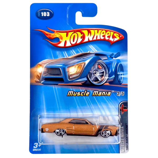Hot Wheels - '64 Buick Riviera - 2005 - Top CollectiblesDiecastHot Wheels