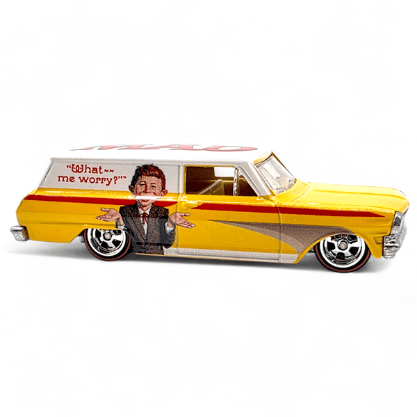 Hot Wheels - '64 Chevy Nova Wagon - 2017 MAD Magazine Series - Top CollectiblesDiecastHot Wheels