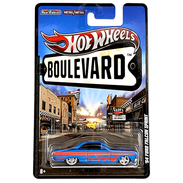 Hot Wheels - '64 Ford Falcon Sprint - 2012 Boulevard Series - Top CollectiblesDiecastHot Wheels