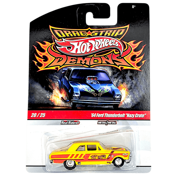 Hot Wheels - '64 Ford Thunderbolt "Nazy Crate" - 2010 Drag Strip Demons Series - Top CollectiblesDiecastHot Wheels