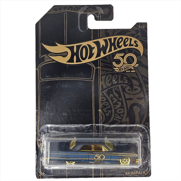 Hot Wheels - '64 Impala - 2018 Black & Gold Series - Top CollectiblesDiecastHot Wheels
