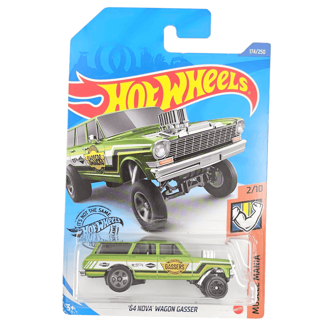 Hot Wheels - '64 Nova Wagon Gasser - 2020 - Top CollectiblesDiecastHot Wheels