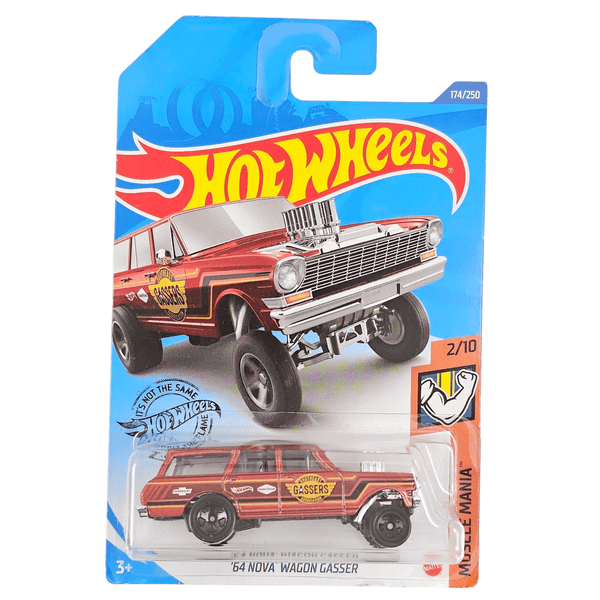 Hot Wheels - '64 Nova Wagon Gasser - 2020 - Top CollectiblesDiecastHot Wheels