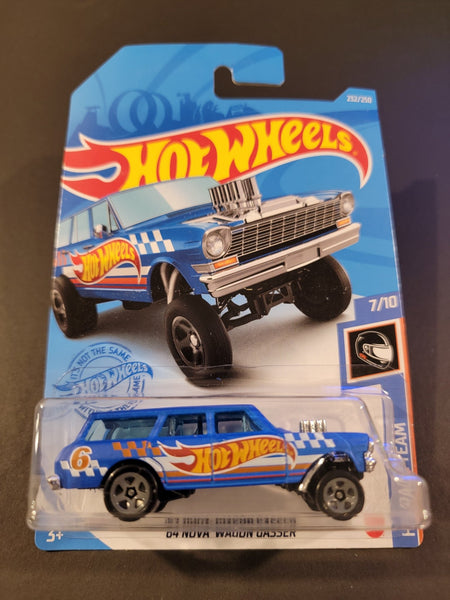 Hot Wheels - '64 Nova Wagon Gasser - 2021 - Top CollectiblesDiecastHot Wheels