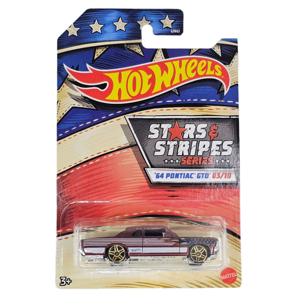 Hot Wheels - '64 Pontiac GTO - 2020 Stars & Stripes Series - Top CollectiblesDiecastHot Wheels