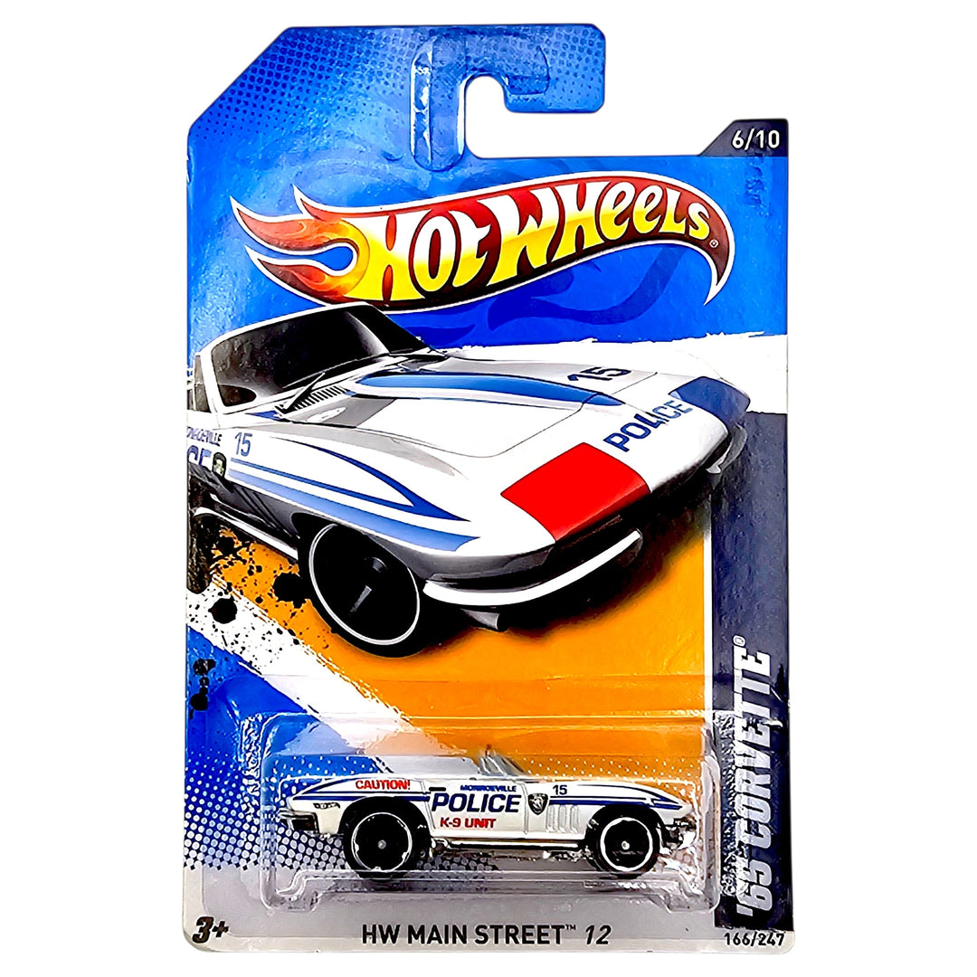 Hot Wheels - '65 Corvette - 2012 *Card Variation* - Top CollectiblesDiecastHot Wheels