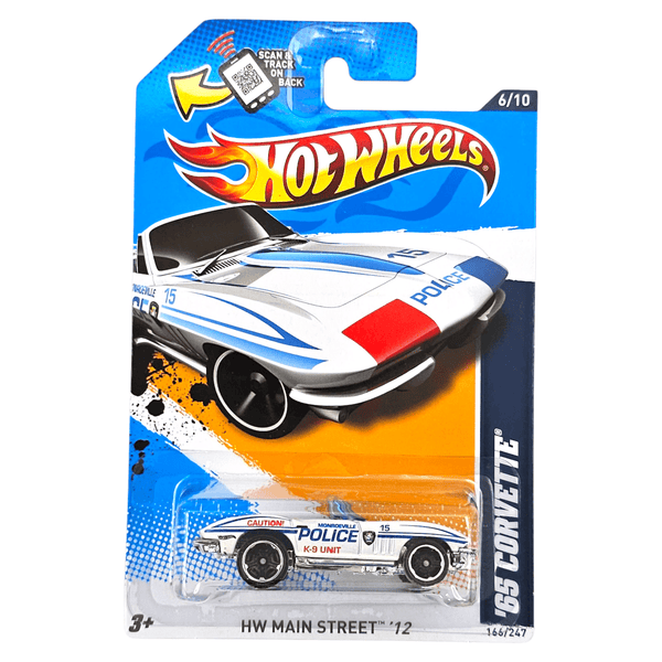 Hot Wheels - '65 Corvette - 2012 *Card Variation* - Top CollectiblesDiecastHot Wheels