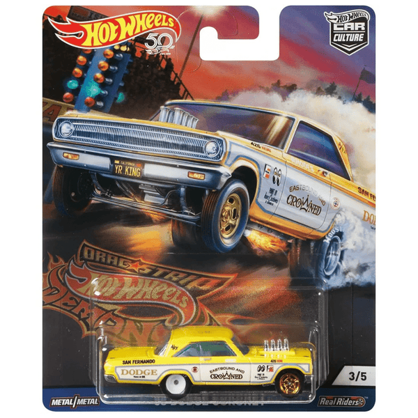 Hot Wheels - '65 Dodge Coronet - 2019 Drag Strip Demons Series - Top CollectiblesDiecastHot Wheels