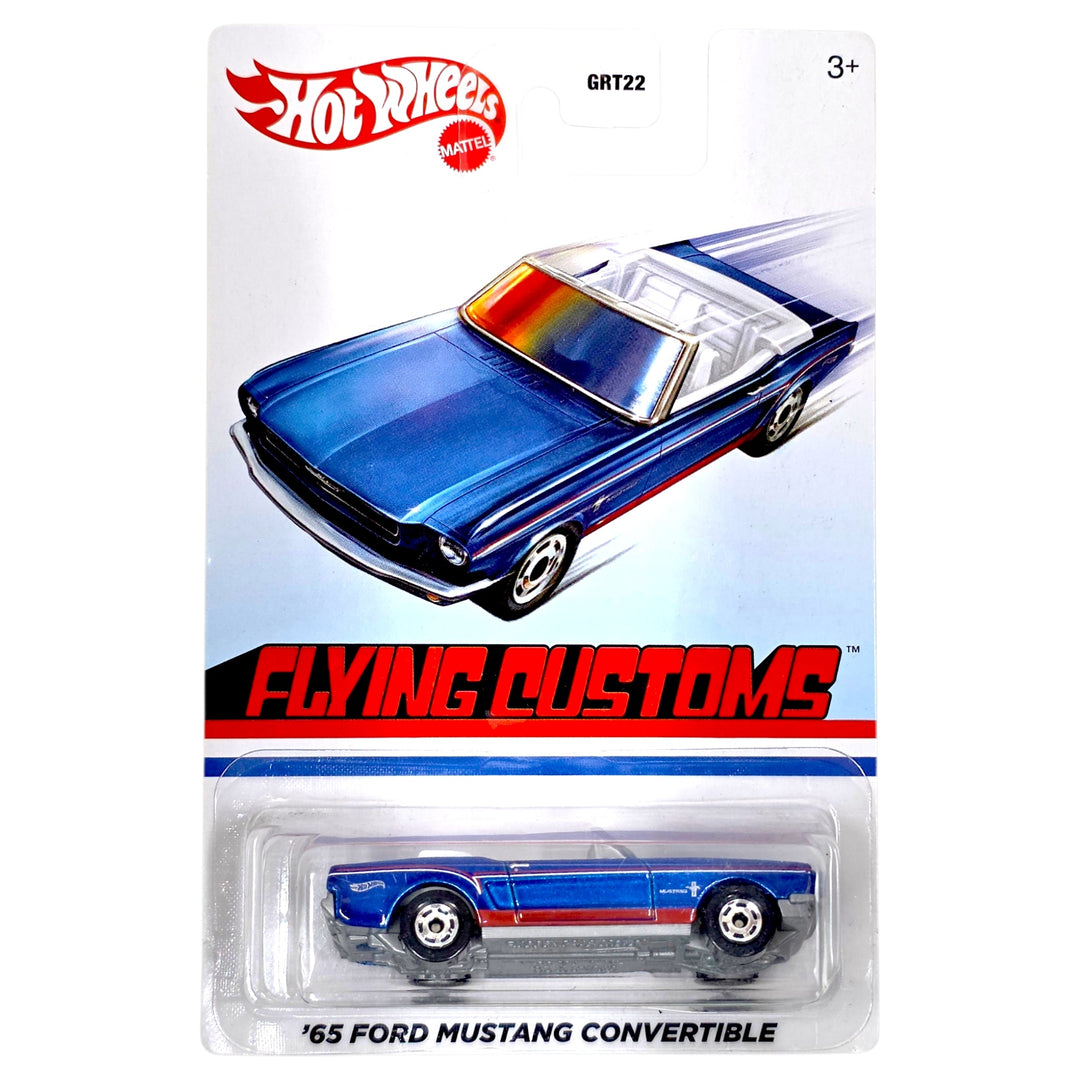 Hot Wheels - '65 Ford Mustang Convertible - 2022 Flying Customs Series - Top CollectiblesDiecastHot Wheels