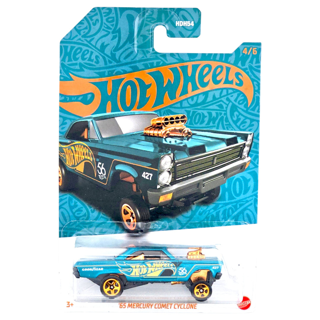 Hot Wheels - 65 Mercury Comet Cyclone - 2023 Pearl & Chrome Series - Top CollectiblesDiecastHot Wheels
