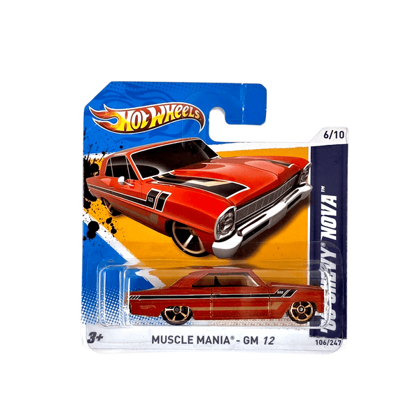 Hot Wheels - '66 Chevy Nova - 2012 - Top CollectiblesDiecastHot Wheels