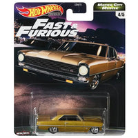 Hot Wheels - '66 Chevy Nova - 2020 F&F Motor City Muscle Series - Top CollectiblesDiecastHot Wheels