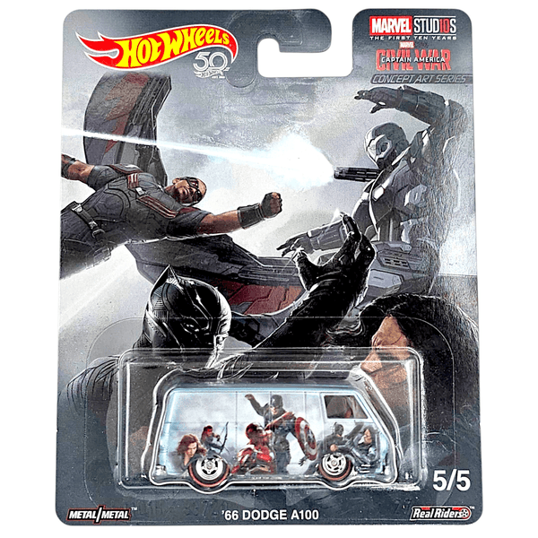 Hot Wheels - '66 Dodge A100 - 2018 Marvel Concept Art Series - Top CollectiblesDiecastHot Wheels