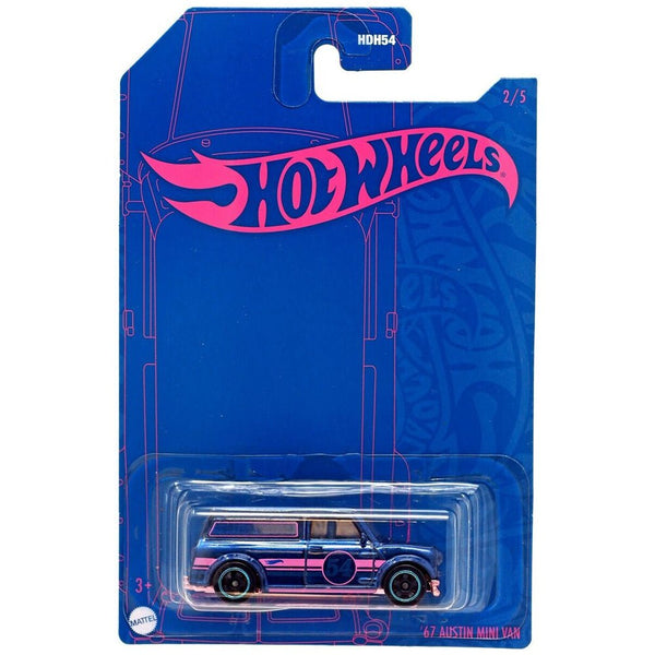 Hot Wheels - '67 Austin Mini Van - 2022 Pearl & Chrome Series - Top CollectiblesDiecastHot Wheels