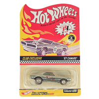 Hot Wheels - '67 Camaro - 2002 *Red Line Club Exclusive - Blue Stripes Variation* - Top CollectiblesDiecastHot Wheels