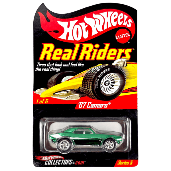 Hot Wheels - '67 Camaro - 2006 Real Riders Series *Red Line Club Exclusive* - Top CollectiblesDiecastHot Wheels