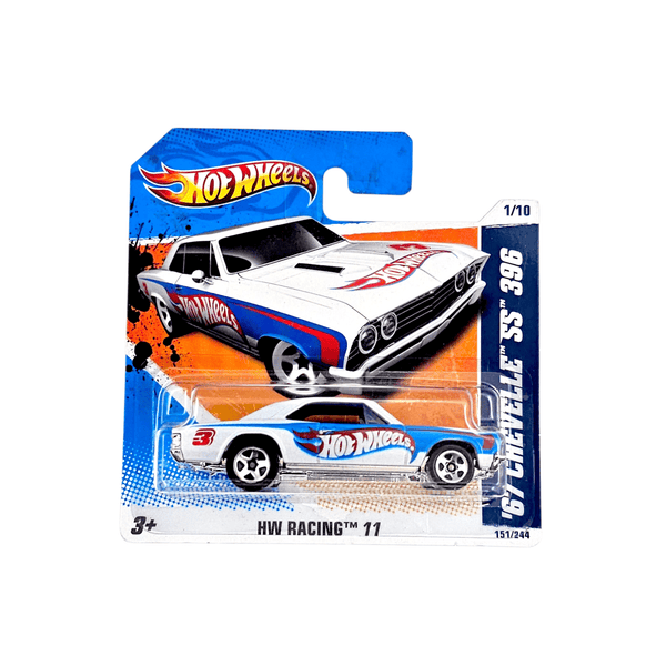 Hot Wheels - '67 Chevelle SS 396 - 2011 *Card Variation* - Top CollectiblesDiecastHot Wheels
