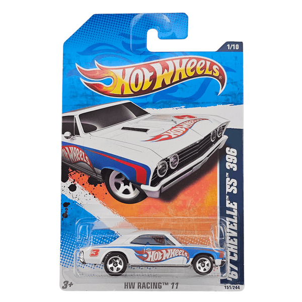 Hot Wheels - '67 Chevelle SS 396 - 2011 *Card Variation* - Top CollectiblesDiecastHot Wheels