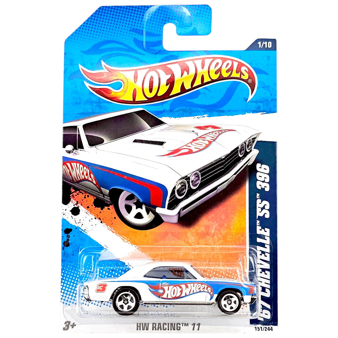Hot Wheels - '67 Chevelle SS 396 - 2011 *Card Variation* - Top CollectiblesDiecastHot Wheels