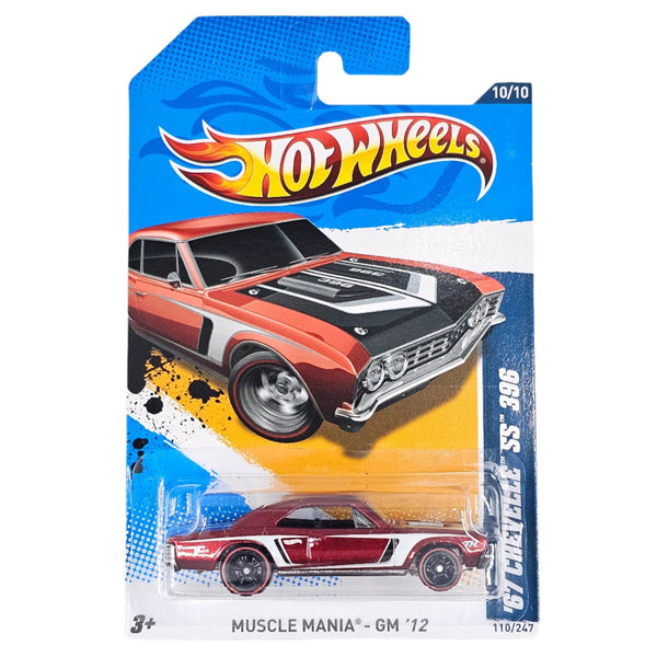 Hot Wheels - '67 Chevelle SS 396 - 2012 *Super Treasure Hunt* - Top CollectiblesDiecastHot Wheels