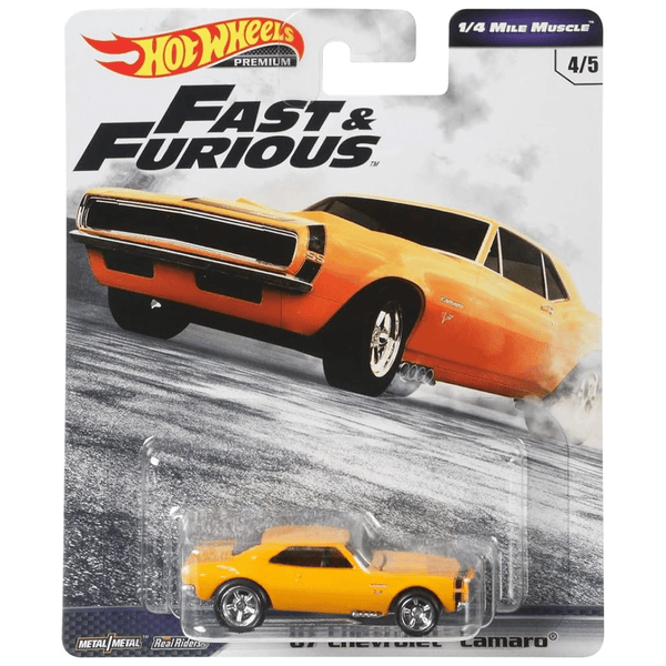 Hot Wheels - '67 Chevrolet Camaro - 2019 F&F 1/4 Mile Muscle Series - Top CollectiblesDiecastHot Wheels