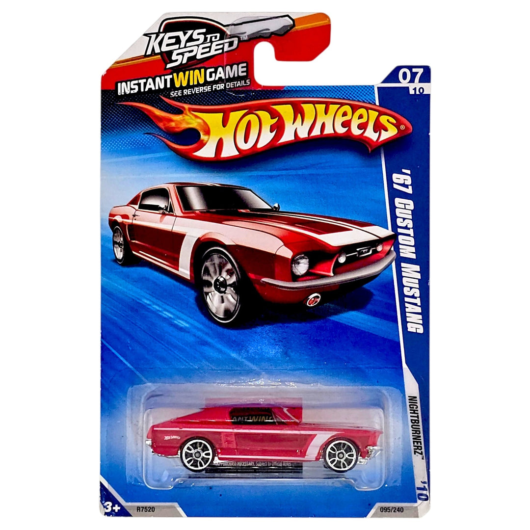 Hot Wheels - '67 Custom Mustang - 2010 - Top CollectiblesDiecastHot Wheels
