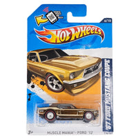 Hot Wheels - '67 Ford Mustang Coupe - 2012 *Super Treasure Hunt* - Top CollectiblesDiecastHot Wheels