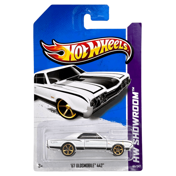 Hot Wheels - '67 Oldsmobile 442 - 2012 *Card Variation* - Top CollectiblesDiecastHot Wheels