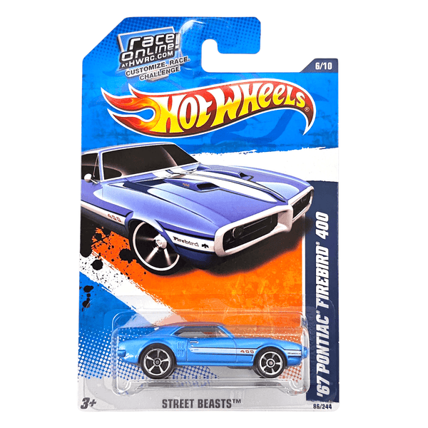 Hot Wheels - '67 Pontiac Firebird 400 - 2011 *Card Variation* - Top CollectiblesDiecastHot Wheels