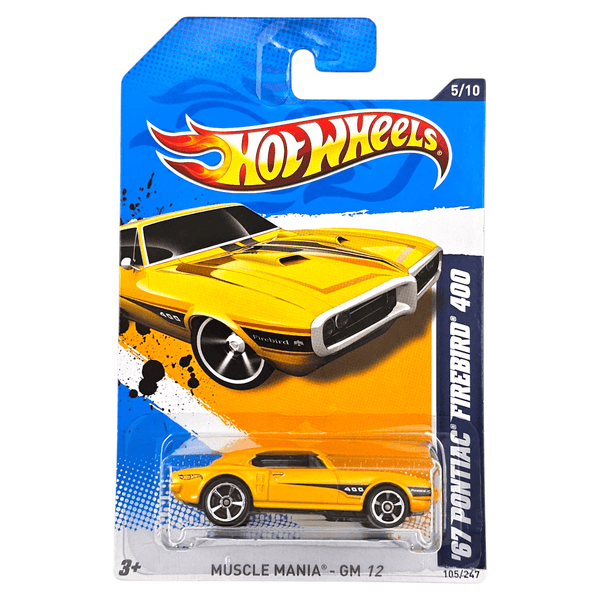 Hot Wheels - '67 Pontiac Firebird 400 - 2012 *Card Variation* - Top CollectiblesDiecastHot Wheels