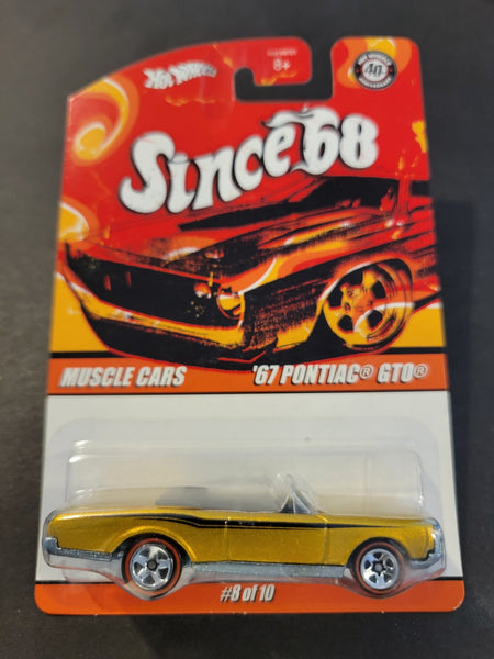 Hot Wheels - '67 Pontiac GTO - 2008 Since '68 Muscle Cars Series - Top CollectiblesDiecastHot Wheels