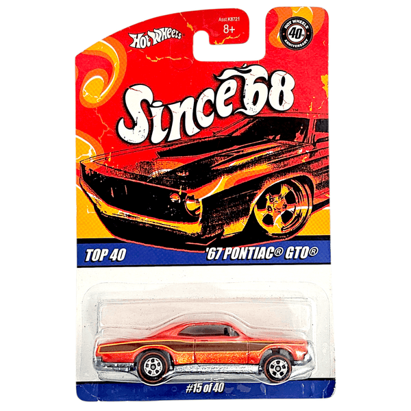Hot Wheels - '67 Pontiac GTO - 2008 Since '68 Top 40 Series - Top CollectiblesDiecastHot Wheels
