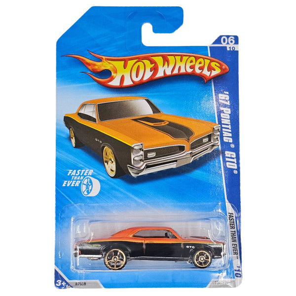 Hot Wheels - '67 Pontiac GTO - 2010 *FTE Wheels Variation* - Top CollectiblesDiecastHot Wheels