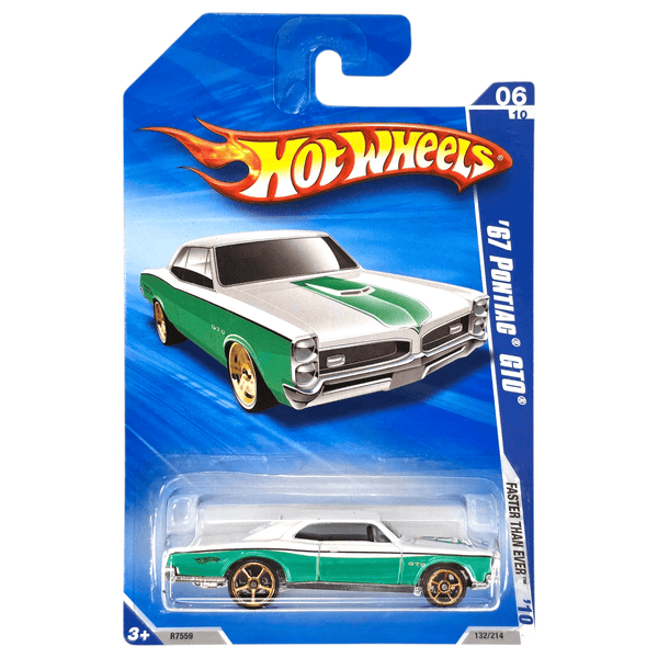Hot Wheels - '67 Pontiac GTO - 2010 *FTE Wheels* - Top CollectiblesDiecastHot Wheels