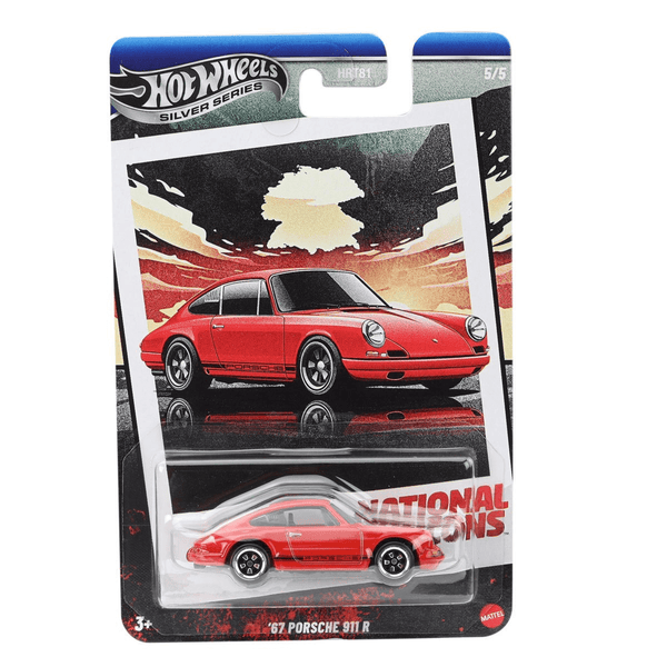 Hot Wheels - '67 Porsche 911 R - 2025 National Icons Series - Top CollectiblesDiecastHot Wheels