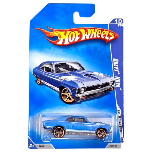 Hot Wheels - '68 Chevy Nova - 2009 *FTE Wheels* - Top CollectiblesDiecastHot Wheels