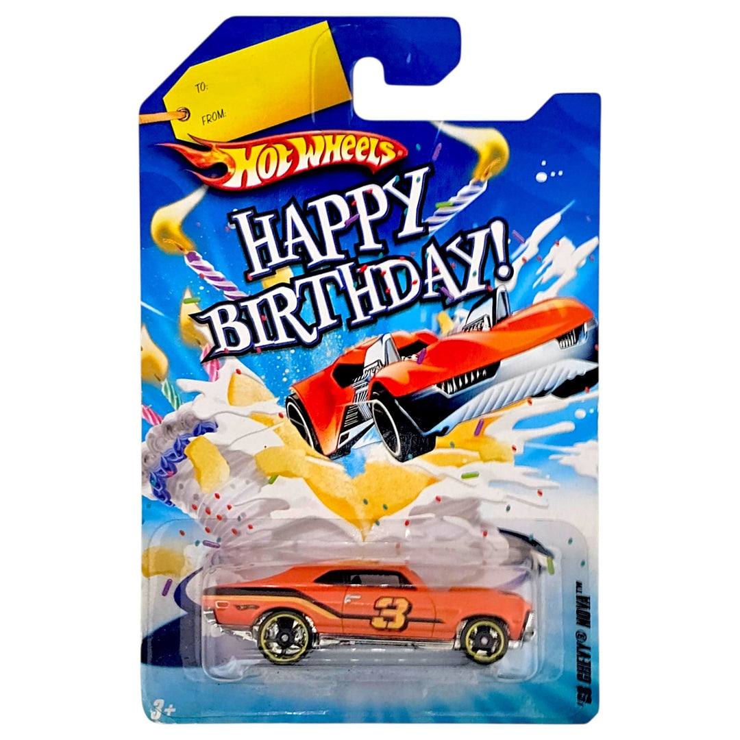 Hot Wheels - '68 Chevy Nova - 2010 Happy Birthday Series - Top CollectiblesDiecastHot Wheels