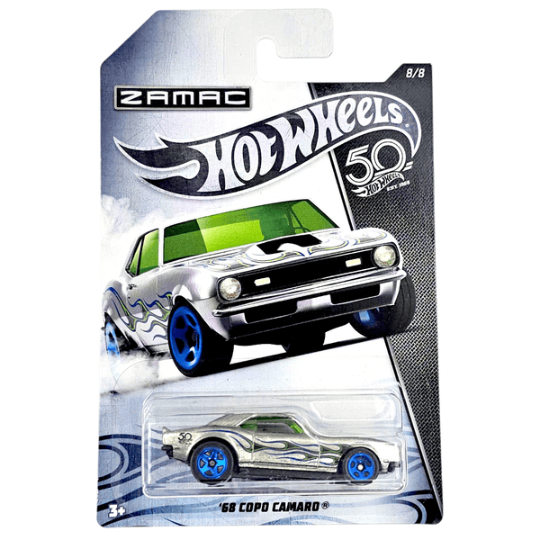 Hot Wheels - '68 Copo Camaro - 2018 50th Zamac Series - Top CollectiblesDiecastHot Wheels