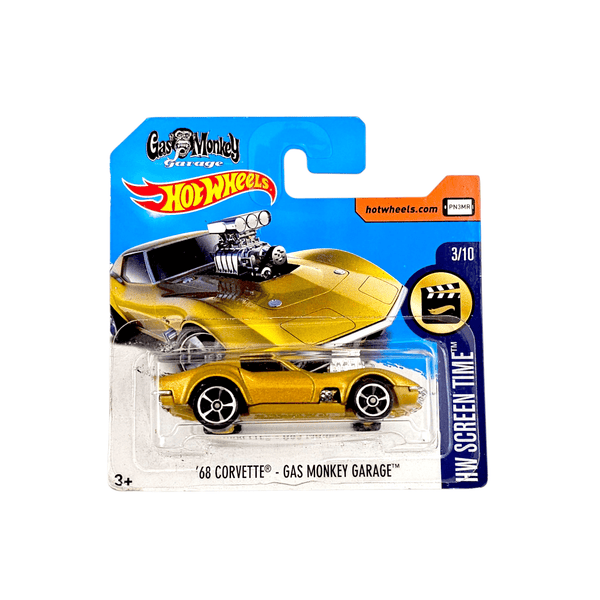 Hot Wheels - '68 Corvette Gas Monkey Garage - 2017 - Top CollectiblesDiecastHot Wheels
