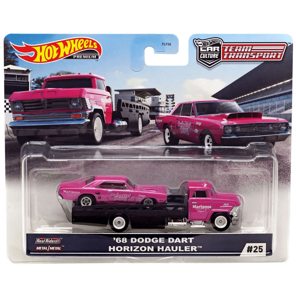 Hot Wheels - '68 Dodge Dart & Horizon Hauler - 2021 Team Transport Ser ...