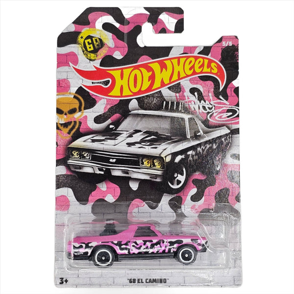 Hot Wheels - '68 El Camino - 2020 Urban Camouflage Series - Top CollectiblesDiecastHot Wheels