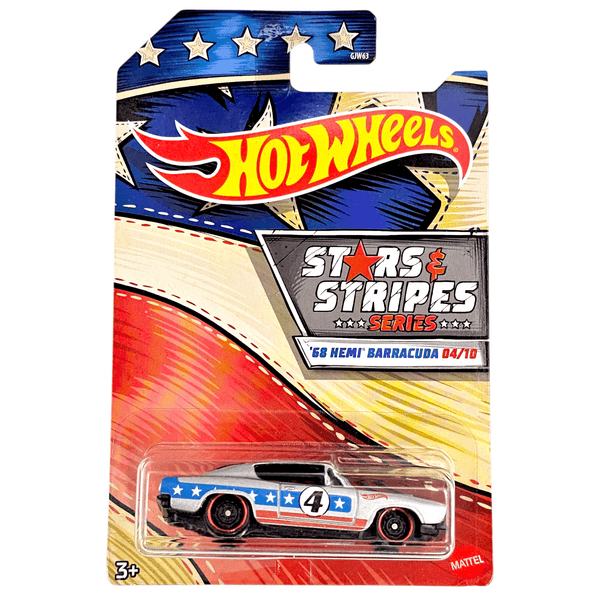 Hot Wheels - '68 Hemi Barracuda - 2020 Stars & Stripes - Top CollectiblesDiecastHot Wheels