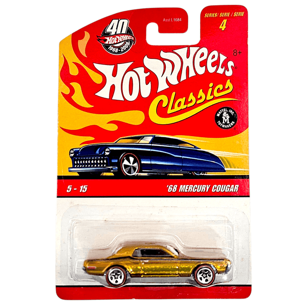 Hot Wheels - '68 Mercury Cougar - 2008 Classics Series 4 - Top CollectiblesDiecastHot Wheels