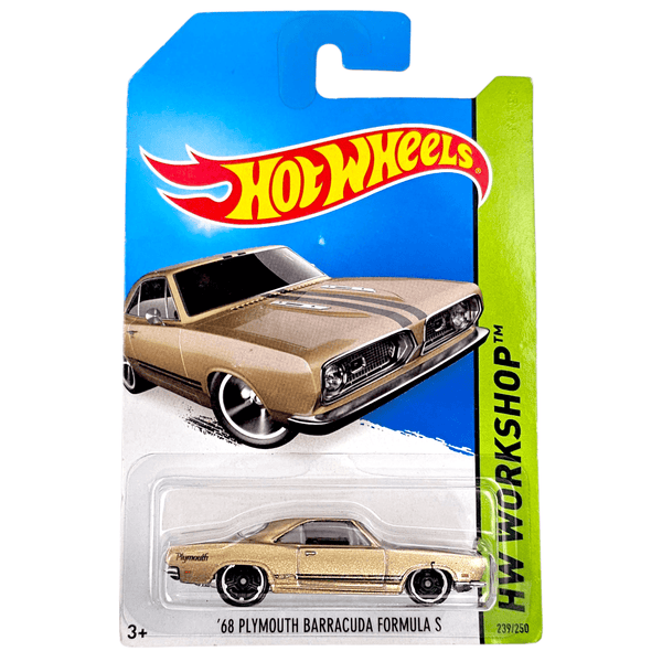 Hot Wheels - '68 Plymouth Barracuda Formula S - 2014 - Top CollectiblesDiecastHot Wheels