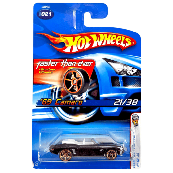 Hot Wheels - '69 Camaro - 2006 *FTE Wheels Variation* - Top CollectiblesDiecastHot Wheels