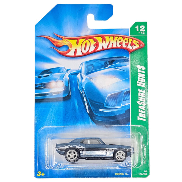 Hot Wheels - '69 Camaro - 2008 *Super Treasure Hunt* - Top CollectiblesDiecastHot Wheels