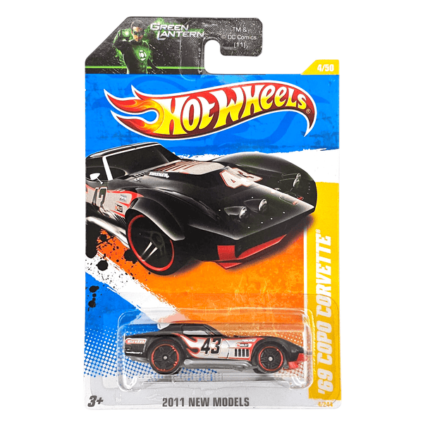 Hot Wheels - '69 COPO Corvette - 2011 *Card Variation* - Top CollectiblesDiecastHot Wheels